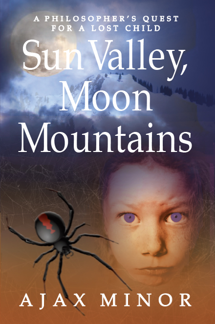 Sun Valley Moon Mountains Fantasy Book Cover by Ajax Minor